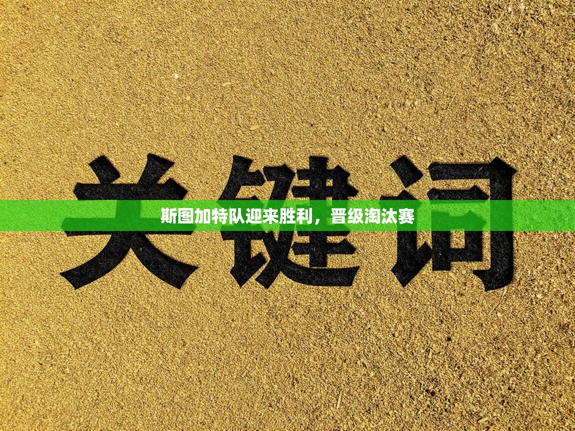 斯图加特队迎来胜利，晋级淘汰赛  第2张